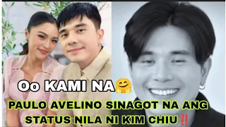 PAULO AVELINO INAMIN NA ANG TOTOONG RELASYON NILA NI KIM CHIU!! (PAULO MAY MENSAHE KAY KIM)