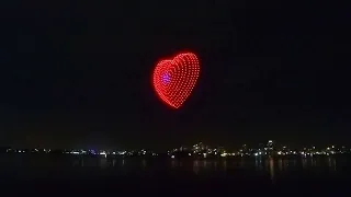 500 Drone Light Show | City of Light 2024 | Drone Sky Shows