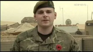 Soldiers recite Remembrance poem 11.11.11