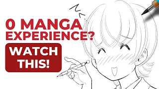 How to Draw your FIRST Manga with NO Experience | Total Beginner Manga Tutorial