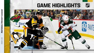 Wild @ Penguins 11/06/21 | NHL Highlights