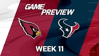 Arizona Cardinals vs. Houston Texans | NFL Week 11 Game Preview