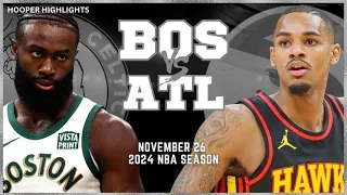 Boston Celtics vs Atlanta Hawks Full Game Highlights | Nov 26 | 2024 NBA Season