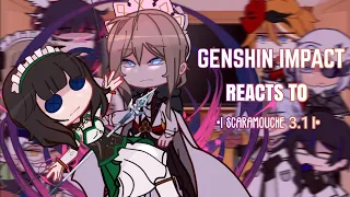 💜✨ Genshin Impact Fatui Harbingers Reacts to Scaramouche || Gacha Club || Genshin Impact