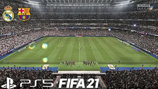 (PS5) FIFA 21 next gen REAL MADRID VS BARCELONA - 4K HDR 60fps ULTRA GRAPHICS