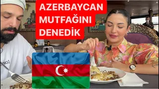 AZERBAYCAN MUTFAĞINI DENEDİK🇦🇿🇹🇷 50 YILLIK TABAKLARDA YEMEK YEDİK👌🏻