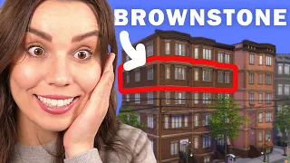 I renovated this brownstone apartment in The Sims 4