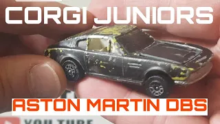 Aston Martin DBS by CORGI juniors whizzwheels diecast restoration