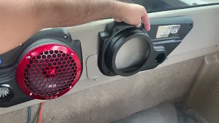 Ds18 universal pods speakers and tweeters install for silverado 2003