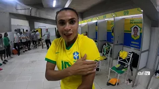 Seleção Feminina: bastidores da vitória sobre a Argentina por 3 a 1