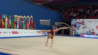 Kira Yablochnikova Free hands Russian Junior Championships 2024