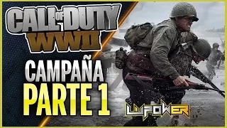 CALL OF DUTY WW2 -  Español Gameplay PC | Campaña Parte 1 - COD WW2