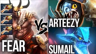 Fear vs. Arteezy & Sumail | MEGACREEPS COMEBACK? | Dota 2