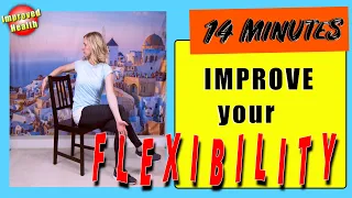SEATED STRETCHING ROUTINE | Chair Exercises | Beginner Flexibility Routine