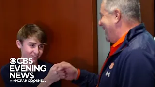 How a student's friendship with Auburn coach Bruce Pearl gave him the strength to beat leukemia