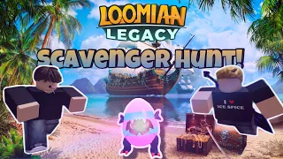 We did a Loomian Legacy SCAVENGER HUNT, and here is what happened….