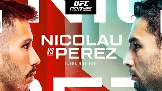 Just the Tip with Uncle Weezy: UFC Vegas 91 Nicolau v Perez