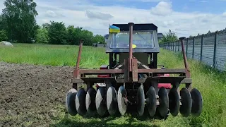 ❗Такого дискового лущильника Ви ще небачили! Задисковуємо пшеницю на сидерати🌾