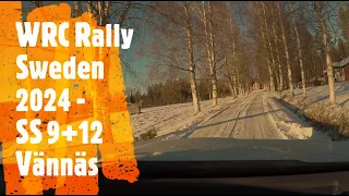 WRC Rally Sweden 2024 - Special Stages 9 + 12 - Vännäs