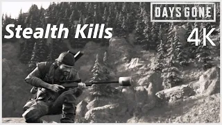 Days Gone PS5 - Stealth Kills & Takedowns | Advanced Gameplay (4K-HDR)