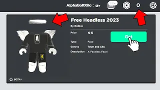 *WORKING* HOW TO GET HEADLESS HEAD FOR FREE ON ROBLOX IN 2023!