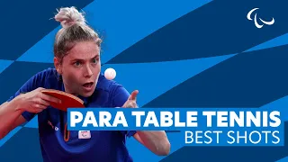 🏓 World Table Tennis Day: Best Shots Compilation | Paralympic Games