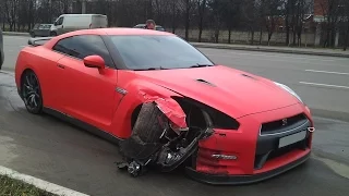 Nissan GT-R (r35) Crashes | Аварии Ниссан GT-R (r35) part 3