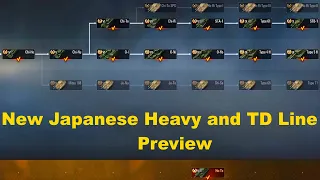 New Japanese Heavy and TD Tech Tree Preview