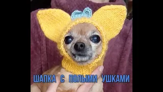 Шапка с ушками