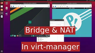 qemu/kvm bridge and NAT networking