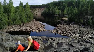 Карелия. Долина Зайцев  Марциальные воды. Вулкан Гирвас. Водопад Кивач. Петрозаводск.