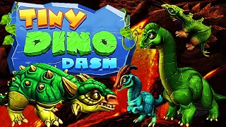 डायनासोर बहुत सुंदर दौड़ते हैं  - Tiny Dino Dash GamePlay 🎮📱 🇮🇳