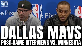 Jason Kidd & Daniel Gafford React to Luka Doncic DAGGER vs. Minnesota, Mavs Taking 2-0 WCF Lead