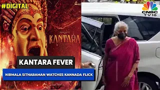 Finance Minister Nirmala Sitharaman Arrives At A Multiplex In Bengaluru To Watch Kantara | CNBC-TV18