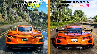 (PS5) The Crew Motorfest VS Forza Horizon 5 (XSX) GRAPHICS COMPARSION PS5 VS XBOX 4K60FPS