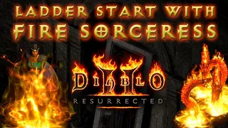Ladder Start Fire Sorc - Not That Bad At All! Budget Build & Farm Spots [Diablo 2 Resurrected Guide]