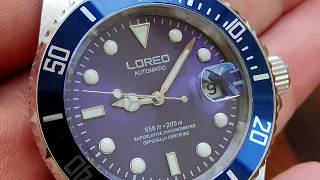 💎💎DISPONÍVEL💎💎 RELÓGIO AUTOMÁTICO LOREO SUBMARINE SAFIRA 200M ORIGINAL