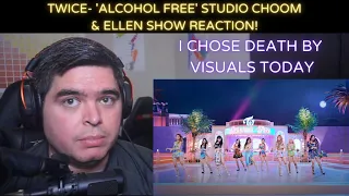 TWICE (트와이스)- 'Alcohol-Free' Studio Choom & Ellen Show 4k REACTION!