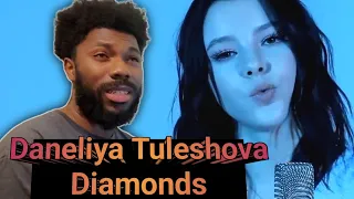 Daneliya Tuleshova - Diamonds (Sam Smith cover) REACTION VIDEO