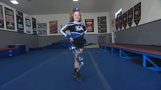 11-Year-Old Didn’t Let Leg Amputation Stop Cheerleading Dream