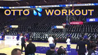 📺 Otto Porter workout/threes at Warriors pregame before home opener vs LA Clippers at Chase Center