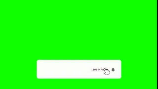 Animated Subscribe Button  Green screen