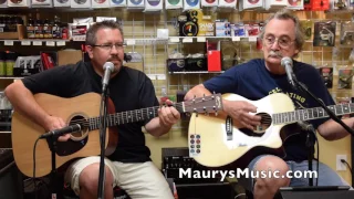 John Hall - Fire on the Mountain (cover) at Maury's Music