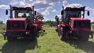 Культивация на обновленном Кировце К-525. Прикатывание на тракторе John Deere 7830 (2022)