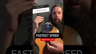 My FASTEST guitar speed 🎸