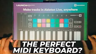 Novation Launchkey Mini MK3 (Unboxing and Demo) - THE PERFECT MIDI KEYBOARD ?