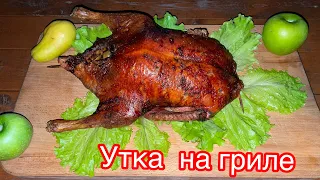 УТКА НА ГРИЛЕ.Утка на праздничный стол.