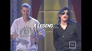 Michael Jackson & Justin Timberlake (the Jackson 5 & NSYNC rehearsal footage)