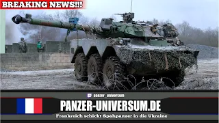 Frankreich liefert AMX-10RCR Spähpanzer an Ukraine - GDLS lieferte erste VCR Dragón -  Breaking News