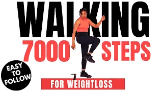 7000 Steps in 50 Min Challenge I All Standing Walking Workout I Walk the Weight Off I No Jumping